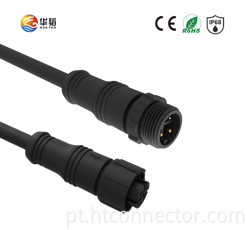 Small round waterproof connector